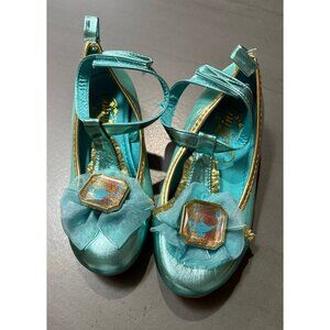 Retired Disney Store Princess Jasmine Dress Up Costume Shoes Kids Aladdin 13/1